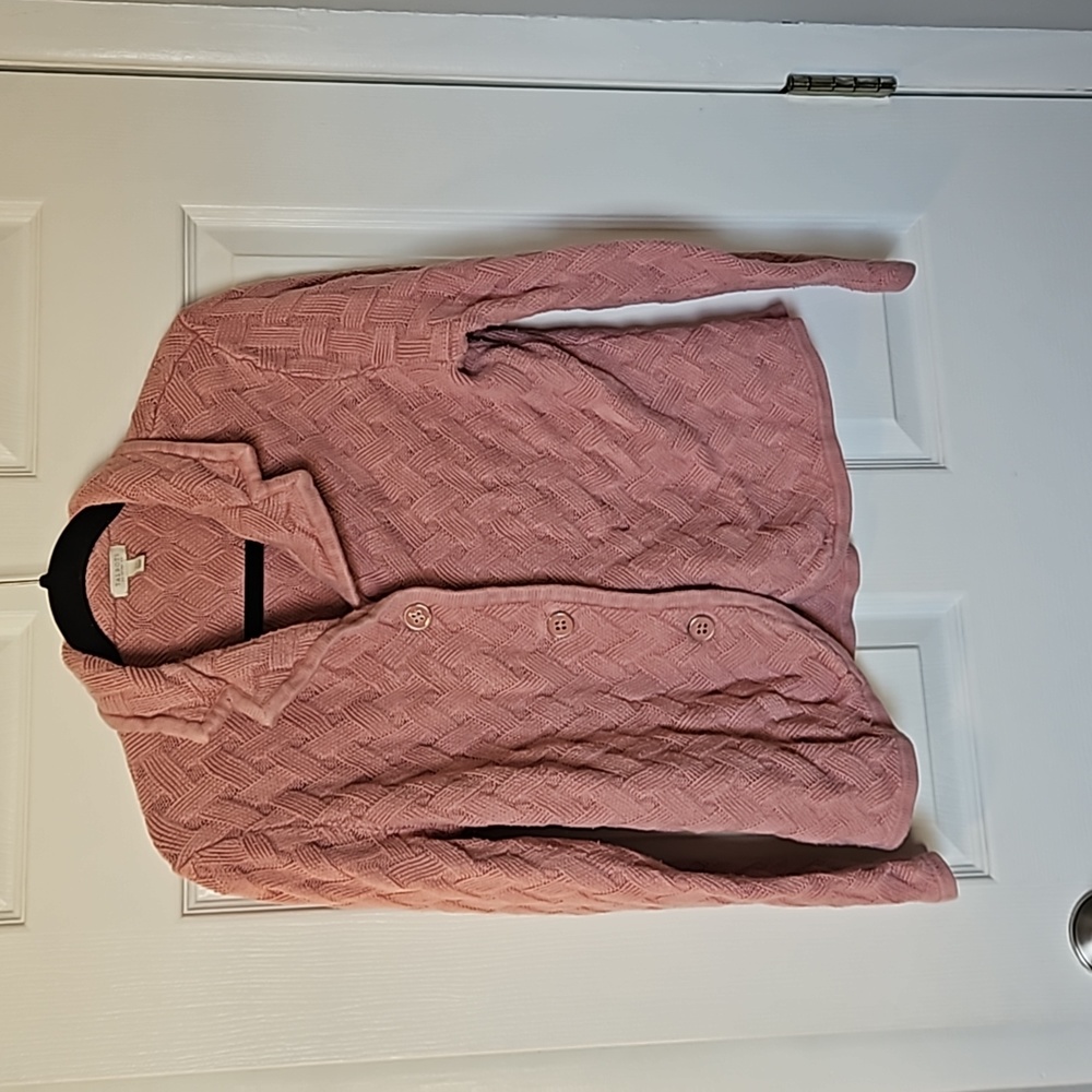 Talbots Large Petite pink beautiful sweater
